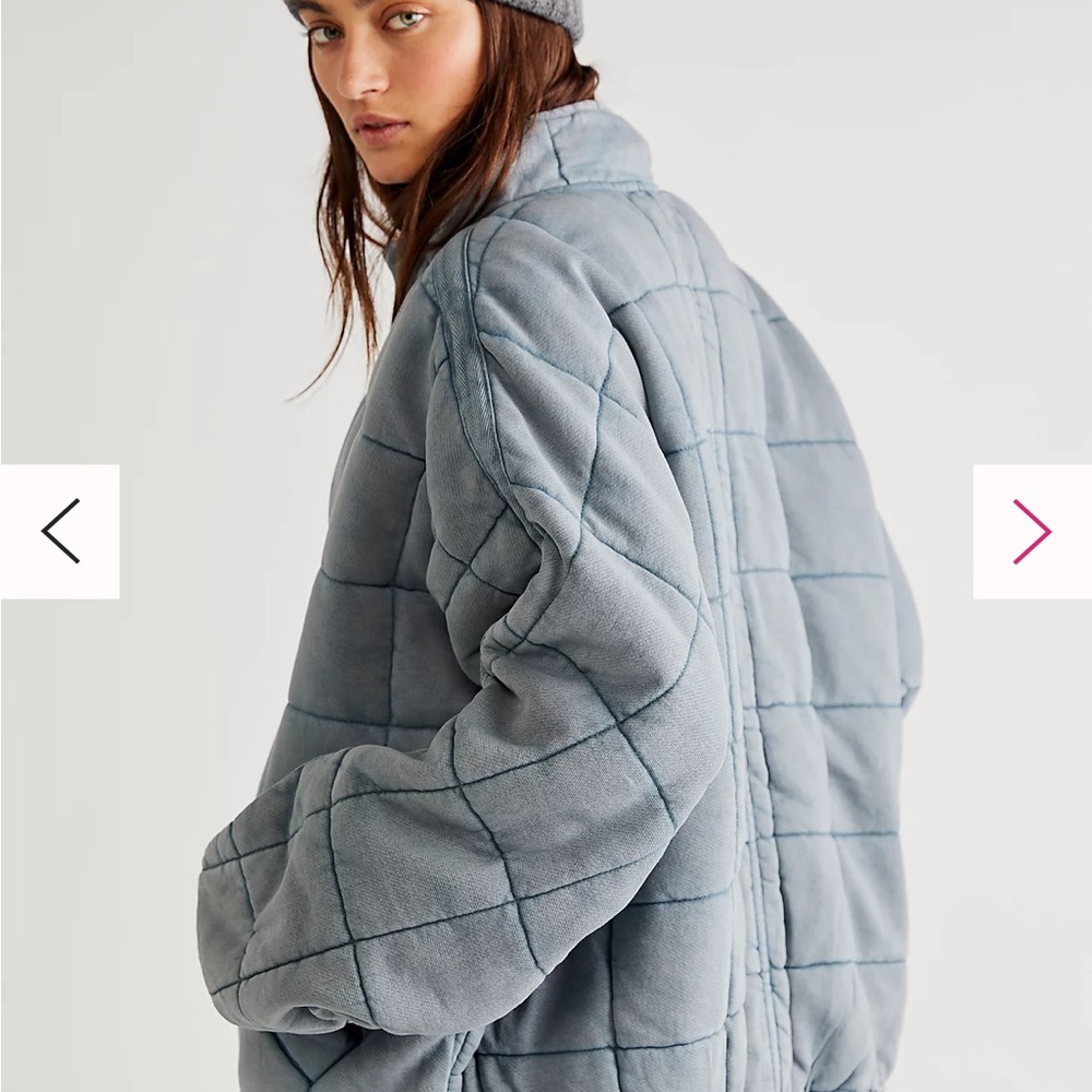 Free People Dolman Quilted Knit Jacket